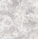 2793-24709 Allure Lavender Floral Wallpaper