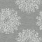 2793-24746 Sol Slate Medallion Wallpaper