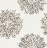 2793-24748 Sol Espresso Medallion Wallpaper