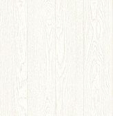 Kitchen & Bath Essentials 2766-003378 - Groton Wood Wallpaper White