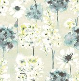 Kitchen & Bath Essentials 2766-004018 - Costanzo Watercolor Floral Wallpaper Multicolor