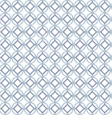 Kitchen & Bath Essentials 2766-004050 - Rigel Geometric Wallpaper Blueberry