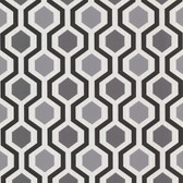 Kitchen & Bath Essentials 2766-20133 - Kelso Geometric Wallpaper Black