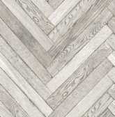 Kitchen & Bath Essentials 2766-23754  - Mammoth Diagonal Wood Wallpaper Off-White