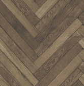 Kitchen & Bath Essentials 2766-23757 - Mammoth Diagonal Wood Wallpaper Brown