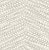 Kitchen & Bath Essentials 2766-23777 - Aldie Chevron Weave Wallpaper Off-White