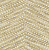 Kitchen & Bath Essentials 2766-23778 - Aldie Chevron Weave Wallpaper Khaki