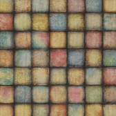 Kitchen & Bath Essentials 2766-24080 - Soucy Tiles Wallpaper Multicolor