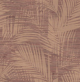 Kitchen & Bath Essentials 2766-24403 - Motmot Palm Wallpaper Burgundy