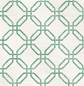 Kitchen & Bath Essentials 2766-24409 - Phaius Trellis Wallpaper Green