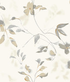 Candice Olson SO2444 - Linden Flower Wallpaper Tan