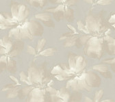 Candice Olson SO2472 - Midnight Bloom Wallpaper Silver