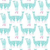 A Perfect World KI0558 - Alpaca Pack Wallpaper Teal