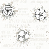 A Perfect World KI0578 - Soccer Ball Blast Wallpaper Neutral