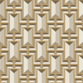 Ashford House SW7471 - Facet Geo Wallpaper Gold