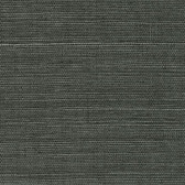 Grasscloth Wallpaper - 2732-80075 Kowloon Charcoal Sisal