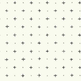 Magnolia Home PSW1008RL - Cross Stitch Peel and Stick Wallpaper Black