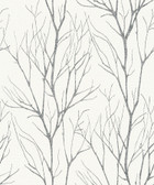 2979-37260-4 Diani Charcoal Metallic Tree Wallpaper