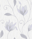 2814-M0852 Gallagher Ivory Floral Trail Wallpaper