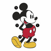RMK3259GM Disney Mickey Mouse Giant Wall Decals Blacks