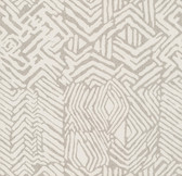 HC7548 Tribal Print Wallpaper - Tan