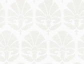 HC7572 Ottoman Fans Wallpaper - Lily White/Cream