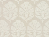 HC7576 Ottoman Fans Wallpaper - Light Grey