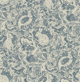 NUS3622 - Blue Terrene Peel & Stick Wallpaper