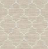 NUS3964 - Taupe Hudson Peel & Stick String Wallpaper