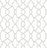 NU2877 - Silver Clearly Cool Peel & Stick Wallpaper
