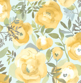 NU3036 - Peachy Keen Yellow Peel & Stick Wallpaper