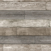 NU3130 - Reclaimed Wood Plank Natural Peel & Stick Wallpaper