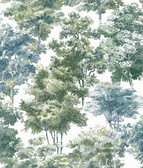 RMK11615WP - OLD WORLD TREES PEEL & STICK WALLPAPER
