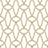 RMK9121WP - TRELLIS GOLD PEEL & STICK WALLPAPER