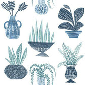 PSW1250RL - Plant Party Peel and Stick Wallpaper