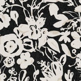 BL1733 - Black Brushstroke Floral Wallpaper