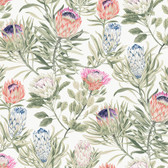 BL1752 - White & Fuchsia Protea Wallpaper