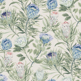 BL1753 - Cream & Blue Protea Wallpaper