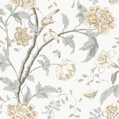 BL1783 - Neutral Teahouse Floral Wallpaper