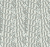 MD7165 - Spa & Silver Luminous Leaves Wallpaper