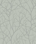 MD7124 - Eucalyptus & Silver Trees Silhouette Wallpaper