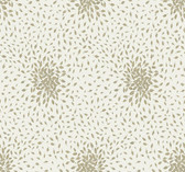 MD7103 - Cream & Gold Petite Leaves Wallpaper