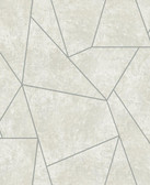 MD7183 - Neutral & Silver Nazca Wallpaper