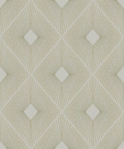 MD7133 - Warm Grey & Gold Harlowe Wallpaper