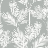 CV4412 - Grey King Palm Silhouette Wallpaper