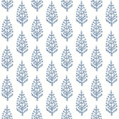 FH4068 - Blue Paisley on Calico Wallpaper