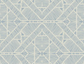 TC2704 - Blue Diamond Macrame Wallpaper