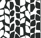 BW3893 - Black & White Primitive Vines Wallpaper