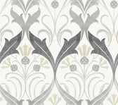 AC9174 - Pine Cone Ribbon Wallpaper