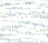 AG2045 - Blue Dewdrops Wallpaper